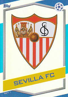 Club Emblem Sevilla FC 2016/17 Topps Match Attax CL Logo #SEV01